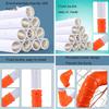 Mini Soccer Goal Portable Soccer Net Pop Up Goal Nets Indoor and Outdoor Children's Garden Football Training Football Net Post Football Goals ABS Football Goal Sports Training Equipment, Easy to Insta view 4
