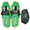 Snowshoes,Lightweight Aluminum Frame,13-Point Heavy Duty Crampons,UV Shoe Decking, and Ratchet System for Secure Fit Complete with Carry Bag (Green, 17) view 1