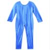 easyforever Kids Girls Shiny Metallic Camisole Leotard Ballet Dance Workout Full Length Unitard Jumpsuit Royal Blue Long Sleeves 12 Years view 4