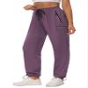 Cakulo Cargo Hiking Pants Women Summer Golf Travel Camping Work Waterproof Rain Quick Dry Light Weight Stretchy Pants Pockets Deep Purple S view 2