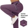 Cakulo Cargo Hiking Pants Women Summer Golf Travel Camping Work Waterproof Rain Quick Dry Light Weight Stretchy Pants Pockets Deep Purple S view 4