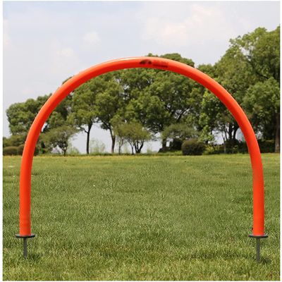 LSDRALOBBEB Mini Soccer Goal Portable Soccer Net Pop Up Goal Nets Football Arches Barrier Sign Door Improve Accuracy and Defensive Ability Football Goals Players Agile Training 1111(Color:5 Pieces)
