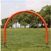 LSDRALOBBEB Mini Soccer Goal Portable Soccer Net Pop Up Goal Nets Football Arches Barrier Sign Door Improve Accuracy and Defensive Ability Football Goals Players Agile Training 1111(Color:5 Pieces) view 1