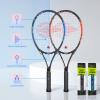 Adult 2 Player Tennis Racket Perfect for Beginner and Professional Players, 27 Speed Tennis Racquet Include Tennis Balls, Overgrips, Tennis Bag, Vibration Dampe, Cover view 2