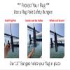 Boat Trix Boat American Flag and Pole Set, Rod Holder Mount New Improved Fiberglass Flagpole, 7/8 Inch Diameter, Thick Wall, Durable with Stainless Steel Hardware view 4
