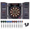 Electronic Dart Board LED Electric Digital Dart Boards for Adults with Cabinet with 12 Soft Tip Dartboard Set view 1