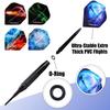 Electronic Dart Board LED Electric Digital Dart Boards for Adults with Cabinet with 12 Soft Tip Dartboard Set view 4