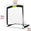 LSDRALOBBEB Mini Soccer Goal Portable Soccer Net Pop Up Goal Nets Children's Outdoor Sports Football Match Training Gate Football Goal Portable Football Goal with Pop-Up Net 1111 view 2