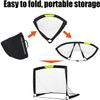 LSDRALOBBEB Mini Soccer Goal Portable Soccer Net Pop Up Goal Nets Children's Outdoor Sports Football Match Training Gate Football Goal Portable Football Goal with Pop-Up Net 1111 view 4