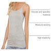 BQTQ 5 Pcs Women's Camisole Tank Tops Spaghetti Undershirts, XL(Purple) view 4