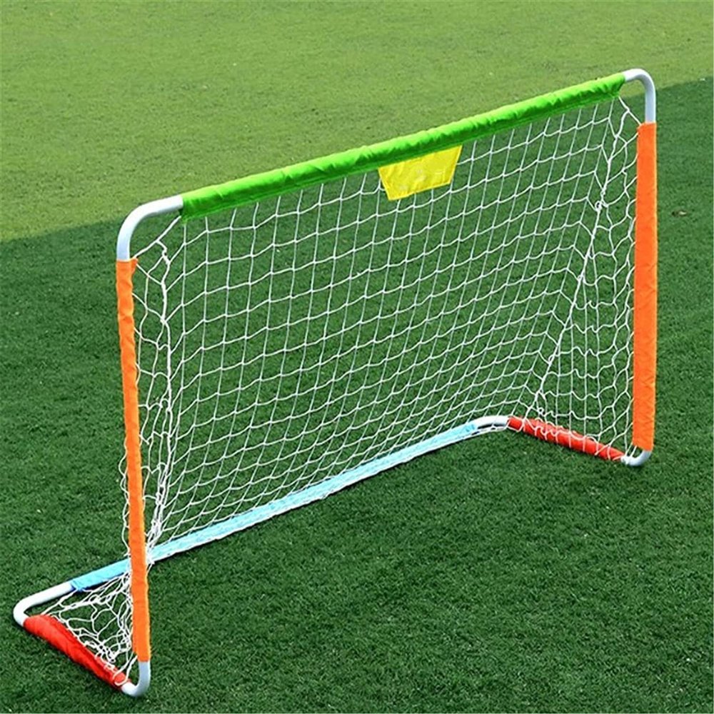 Mini Soccer Goal Portable Soccer Net Pop Up Goal Nets Portable Soccer Goal Children's Portable Football Goal Home Folding Small Goal Frame Small Simple Football Goal Net LSDRALOBBEB 1111(Color:White;S