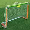 Mini Soccer Goal Portable Soccer Net Pop Up Goal Nets Portable Soccer Goal Children's Portable Football Goal Home Folding Small Goal Frame Small Simple Football Goal Net LSDRALOBBEB 1111(Color:White;S view 4