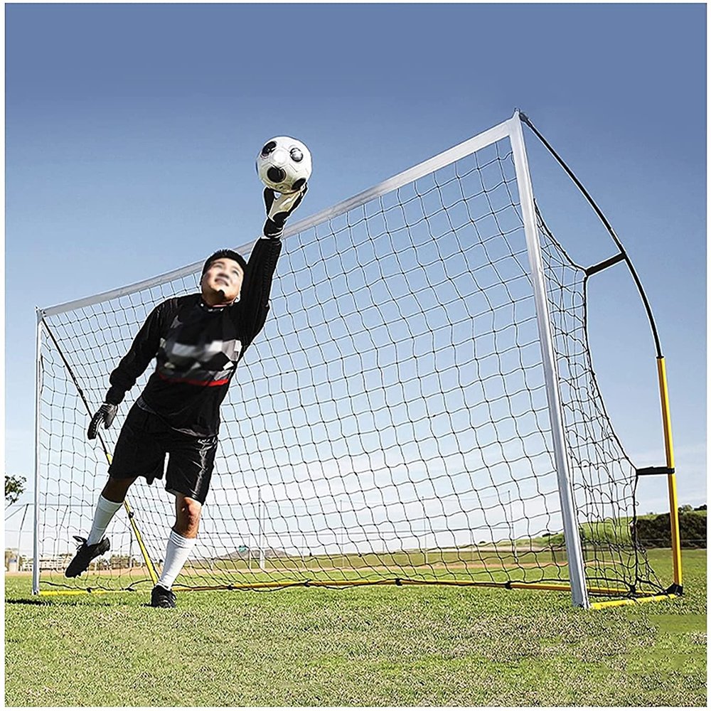 LSDRALOBBEB Mini Soccer Goal Portable Soccer Net Pop Up Goal Nets Outdoor Sports Garden Beach Football Training Gate Football Goal Portable Football Goal for Adults and Young People 1111