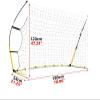 LSDRALOBBEB Mini Soccer Goal Portable Soccer Net Pop Up Goal Nets Outdoor Sports Garden Beach Football Training Gate Football Goal Portable Football Goal for Adults and Young People 1111 view 2