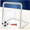 Mini Soccer Goal Portable Soccer Net Pop Up Goal Nets Football Goals with Pop-Up Net and Football Set Outdoor Garden Children's Football Goal Stabilize the Steel Pipe Support LSDRALOBBEB 1111(Size:62x view 1