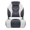 NORTHCAPTAIN Deluxe Marine High Back Folding Boat Seat,Stainless Steel Screws Included,White/Charcoal(2 Seats) view 4