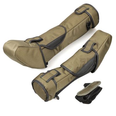 zhgzhzwlf Spotting Scope Case Stay-On Cases for Modular Spotting Scope Soft Cover Ever-Ready Case for Spotting Scope for The M151 Leupold Spotting Scope Multicam,100 Caliber