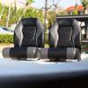 NORTHCAPTAIN Deluxe Marine High Back Folding Boat Seat,Stainless Steel Screws Included,Dark Grey/Black(2 Seats) view 2