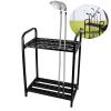 kunghei Metal Golf Club Organizers Golf Club Display Stand Golf Putter Rack for Garage,Steel Golf Putter Storage Holder,Golf Club Shelf Organizer Equipment(9-Hole/18-Hole/27-Hole for You to Choose) view 3