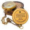 Divine Path Engraved Compass - I Will Guide You - Psalm 32:8" Quote | Inspirational Gifts for Men Women, Uplifting Spiritual Heavenly Faith Gift Boys Girls (Divine Path) view 1