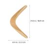 1/2PCS Boomerang for Adults Wood Handmade Craft Classic L Shaped Boomerang Plaything Fast Catch for Women and Men (1PCS) view 4