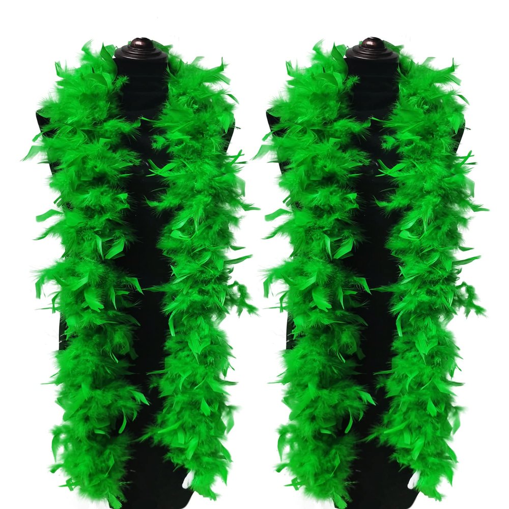 KAWAII Feather Boa Turkey Chandelle 2 Yards Feather Boa Great for Party Dancing Dress Up Halloween Costume Decors