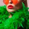 KAWAII Feather Boa Turkey Chandelle 2 Yards Feather Boa Great for Party Dancing Dress Up Halloween Costume Decors view 4
