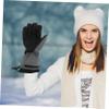 Wakauto 1set Outdoor Heating Gloves Windproof Electric Mittens for Sports Temperature Settings for Skiing Riding Hiking and Cold Weather Activities view 3