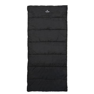 Teton Evergreen Sleeping Bag Spacious Fit and Cozy Warmth for Adults Options for Camping in Any Weather 0F, Night & Red