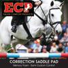 ECP Equine Comfort Products All-Purpose Contoured Correction Saddle Pad with Adjustable Memory Foam Inserts for Custom Support, Non-Slip, Shock Absorbing, 22 Spine, 19.5 Drop, Purple view 4