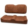 MODZ FS1 Custom Golf Cart Front Seat for EZGO RXV - [2008-Up] - Rust Base - Double Diamond Pattern view 1