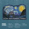 Die Cut Sticker Zion National Park, Utah, Starry Night National Park Series, Vinyl Sticker, (Waterproof Decal for Cars, Water Bottles, Laptops, Coolers), Large view 4