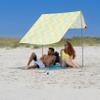 Red Suricata Teepee Beach Tent & Beach Canopy for 1-2 Persons, UPF50 Sun Beach Shade, Sunshade with 2 Aluminum Poles & Crossbar, 4 Robust Ground Anchor Screws - Compact & Lightweight (Akumal) view 2