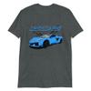 Rapid Blue 2023 C8 Z06 'Vette Owner Short-Sleeve Unisex T-Shirt view 1