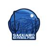 Lantern Press Sticker Saguaro National Park, Arizona, Rincon Peak, Night Sky, Die Cut Vinyl, (Waterproof Decal for Cars, Water Bottles, Laptops, Coolers), Small view 1