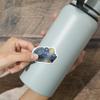 Lantern Press Sticker Idyllwild, California, Grizzly Bear and Cub, Starry Night, Die Cut Vinyl, (Waterproof Decal for Cars, Water Bottles, Laptops, Coolers), Small view 2