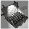 Case Club 7 Pistol and 21 Magazine with Emergency Light - Pre-Cut Heavy Duty Waterproof Case with Included Silica Gel Canister to Help Prevent Gun Rust (Lighted) view 1