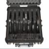 Case Club 7 Pistol and 21 Magazine with Emergency Light - Pre-Cut Heavy Duty Waterproof Case with Included Silica Gel Canister to Help Prevent Gun Rust (Lighted) view 2