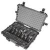 Case Club 7 Pistol and 21 Magazine with Emergency Light - Pre-Cut Heavy Duty Waterproof Case with Included Silica Gel Canister to Help Prevent Gun Rust (Lighted) view 4
