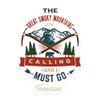 Die Cut Sticker Smoky Mountains, Tennessee, The Mountains are Calling, Bear and Mountains, Vinyl Sticker 1 to 3 inches (Waterproof Decal for Cars, Water Bottles, Laptops, Coolers), Small view 1