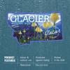 Lantern Press Sticker Glacier National Park, Montana, Beargrass in Bloom (Badge), Photography Die Cut Vinyl, (Waterproof Decal for Cars, Water Bottles, Laptops, Coolers), Small view 4