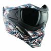Vforce paintball VForce Special Edition Grill Paintball Mask Goggle - Spangled Hero w/Smoke & Clear Lens Red, Blue, White view 4