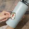 Lantern Press Sticker Virginia, Cardinal Perched on a Holly Branch, Die Cut Vinyl, (Waterproof Decal for Cars, Water Bottles, Laptops, Coolers), Small view 2