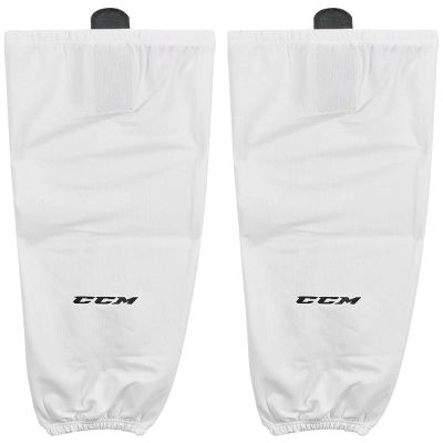 CCM Hockey CCM 5000 Performance Hockey Sock (White, Senior 30 in )