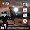 NiteRider Lumina Micro 650 + Vmax+ 150 Combo Bike Light Set USB Rechargeable LED Bicycle Light Set Front and Rear Combo IP64 Water Resistant Mountain Road City Commuting Cycling Compact Safety Flash view 2