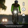 NiteRider Swift 300 Front Bike Light Vmax+ 150 Rear Bike Light Combo Pack- USB Rechargeable Bicycle Headlight LED Front Light Easy to Install Water Resistant Road Commuting Cycling Safety Flashlight view 4