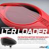 Dye LT-R Electronic Paintball Loader with Quick Feed - Red with Black Quick Feed view 2