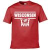 Collegiate Premium Cotton Short-Sleeve T-Shirt - Youth Sizes (Wisconsin Net, Medium) view 1