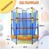 Machrus Upper Bounce 55" 60" Trampoline for Kids Toddler, Indoor Mini Toddler Trampoline with Safety Enclosure, Gifts for Children Age 3-8, Inside Bungee Cord System view 2