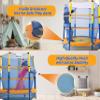 Machrus Upper Bounce 55" 60" Trampoline for Kids Toddler, Indoor Mini Toddler Trampoline with Safety Enclosure, Gifts for Children Age 3-8, Inside Bungee Cord System view 4